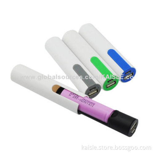 Power Banks with 2,200mAh, Replaceable Battery, Real-capacity